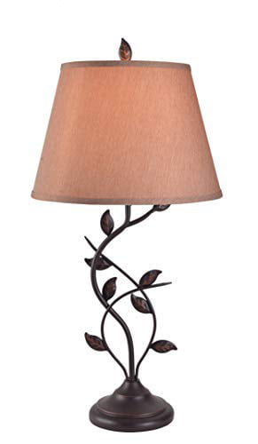 Medium Kenroy Home 03332 Wright Table Lamps Oil-Rubbed Bronze Finish 