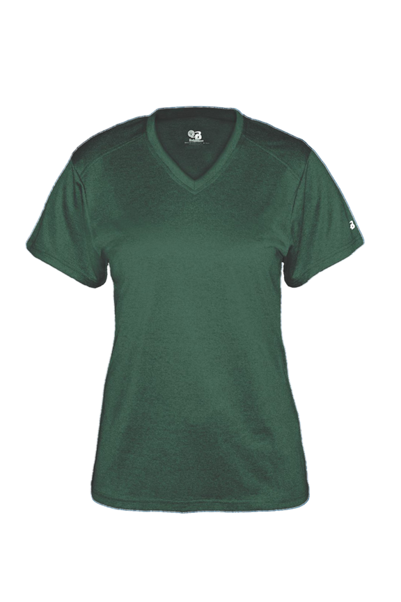 Pro Heather Women's V-Neck Tee - Forest Heather S