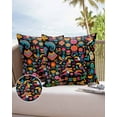 thumbnail image 6 of Outdoor Pillow Covers Pack of 2, Mexico Floral Flower Guitar Cactus Parrot Waterproof Throw Pillowcase Cushion Cases, Retro Aesthetic Decorative Pillow Cover for Couch Sofa Home Bed Patio, 6 of 6