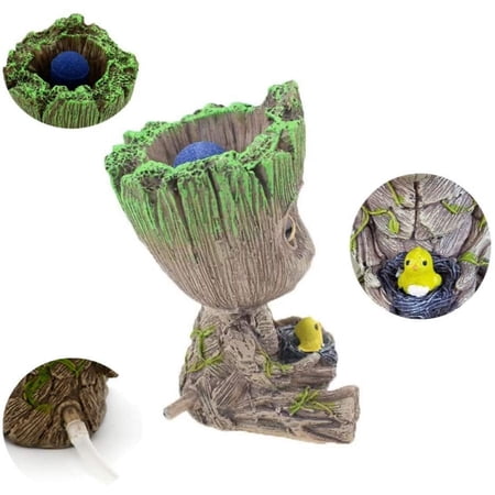 Aquarium Groot Air Bubbler Decorations Fish Tank Air Stone Set