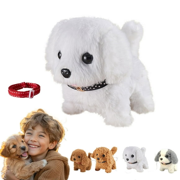 Robot Dogs, 2025 New Robots Puppy That Acts Like A Real Puppis, My Realistic Robot Puppy, Robotic Puppies Dog Adults, AI Robotic Dogs - Barking, Tail Wagging (1PC Electric Dog+1PC Traction Rope)