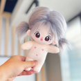 thumbnail image 5 of Muñeco de algodón de peluche Kawaii, figura de superestrella, sin atributos, mono de aguacate, puede cambiar la ropa, regalo, 20cm, 5 of 5