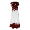 thumbnail image 3 of Baikeli Summer Dresses for Women 2024 Women's Round Neck Sleeveless Printed Dress Womens Spring Dresses 2024, 3 of 4