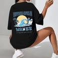 thumbnail image 5 of TINZ T-Shirt à Manches Longues Imprimé d'Été pour Femmes, Col Rond, Compression, Coupe Ample, Pack de T-Shirts à Manches Courtes pour Femmes, 5 of 5