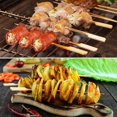 thumbnail image 3 of 100pcs kebabs, 12cm wooden skewers, mini kebabs, kebab party skewers, bamboo cocktail skewers, kebab skewers for bbq cocktails, buffet fruit burgers, 3 of 5