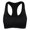 Black, variant on Sngxgn Womens Sports Bra Padded Low Impact Thin Strap Workout Yoga Bra(Grey,XL)