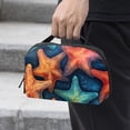 thumbnail image 2 of Starfish Hard Drive Bag Travel Organizer Phone Charger Organizer Small Electronics Travel Organizer Waterproof Oxford Fabric 5.9x9.44x3.14 in, 2 of 6