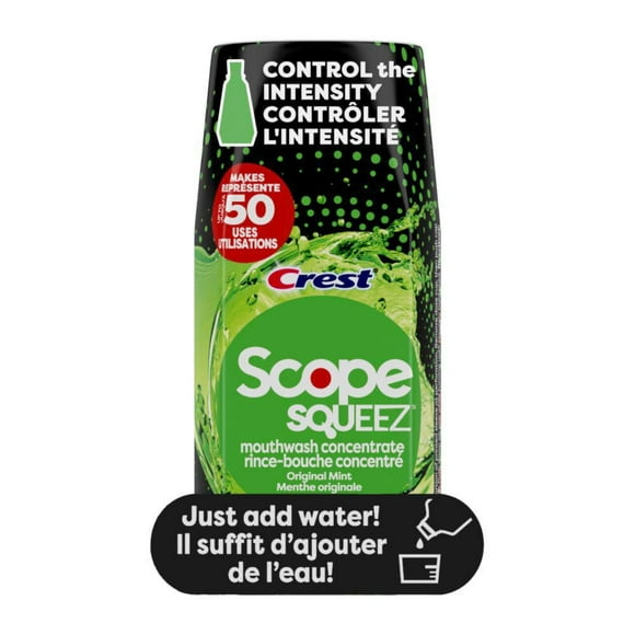 Rince-bouche concentré Scope Squeez, Menthe originale