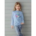 thumbnail image 2 of Fabulous Cute Unicorn Hair Long Sleeve Toddler -Image by Shutterstock,  5 Toddler, 2 of 4