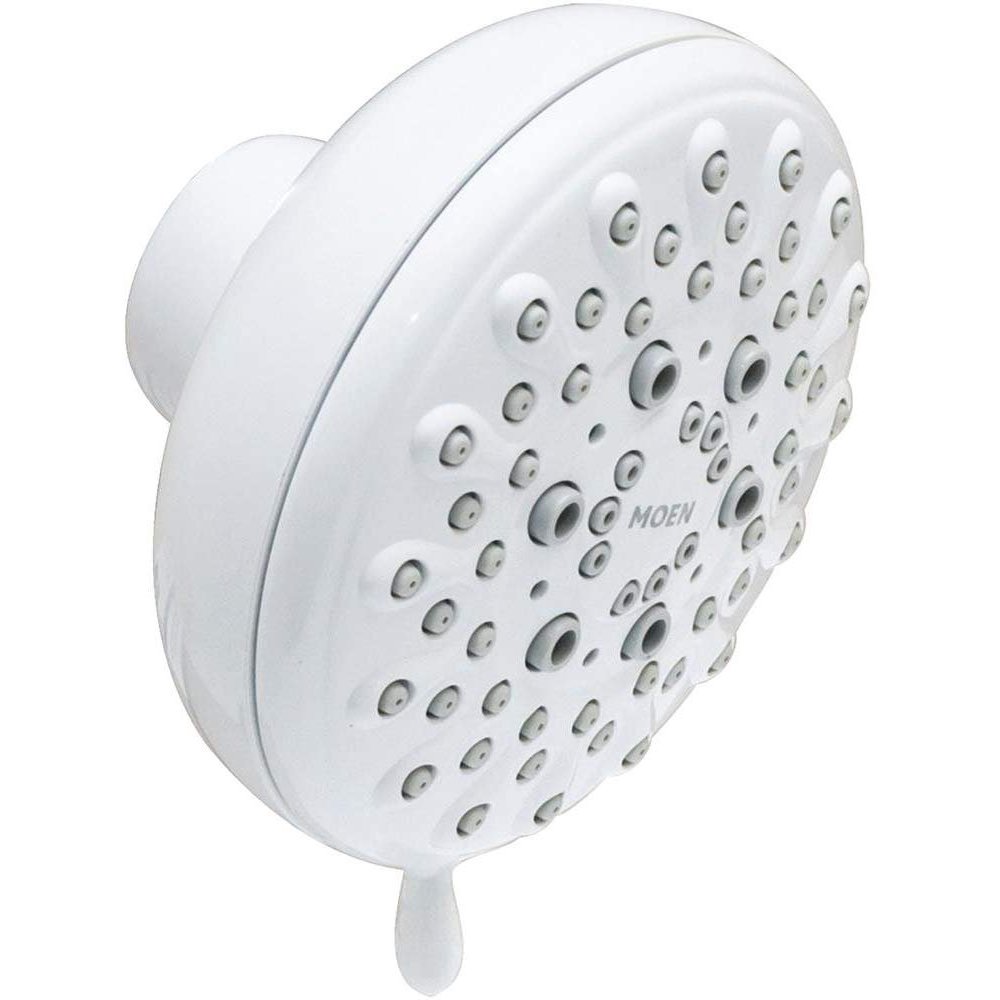 MOEN/FAUCETS 23045W Banbury, White, 5 Function, Fixed Mount, Shower