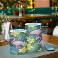 thumbnail image 3 of Yayeee Flameless Candles with Remote Flickering Battery Operated Multi Color Changing, Flamingo Pattern, 3 of 7