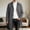Gray, variant on Mens Trench Coat Slim Fit Single Breasted Casual Mid Long Jacket Lightweight Lapel Spring Fall Windbreaker Overcoat for Travel office Daily Outfits Khaki