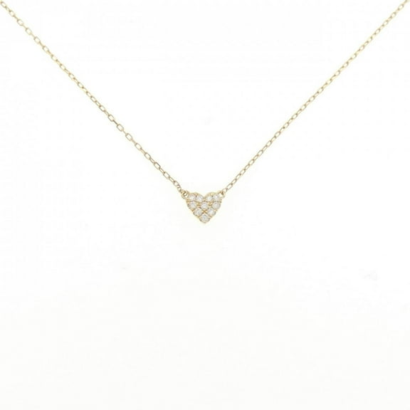 Pre-Owned AHKAH Heart Pavé Necklace 0.05CT (Good)