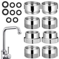 thumbnail image 1 of 8pcs Faucet Adapters Water Purifier Faucet Adapters Kitchen Aerators Adapters Faucet To Hose Adapters, 1 of 5