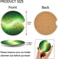 thumbnail image 3 of GZHJMY Fantasy Green Lightning Car Coaster for Cup Holders, 2 Pack Absorbent Ceramic Car Universal Vehicle Non-Slip Car Cup Holder Coaster Cup Coasters, 3 of 6