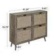 thumbnail image 4 of 4 Door Shoe Rack, Freestanding Modern Shoe Storage Cabinet, for Entryway   WL RR, 4 of 27