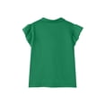 thumbnail image 3 of Abcomgle Girls Golf Shirts with Collar V-Neck Ruffle Short Sleeve Girls Golf Outfit Quick Dry Athletic Sports Polo for Girls, 3 of 6