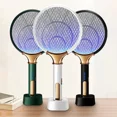 thumbnail image 2 of 1200mAh Electric Mosquito Swatter LED Rechargeable Anti Fly Bug Zapper Killer Racket Pest Control Product, 2 of 10
