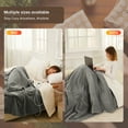 thumbnail image 3 of Heated Blanket Twin Size, Washable Heated Blanket Electric, Electric Blanket, Gray, 62" x 84", Blanket Warmer Heating blanket Heat Warming Blanket Electric Blanke Heater, 3 of 7