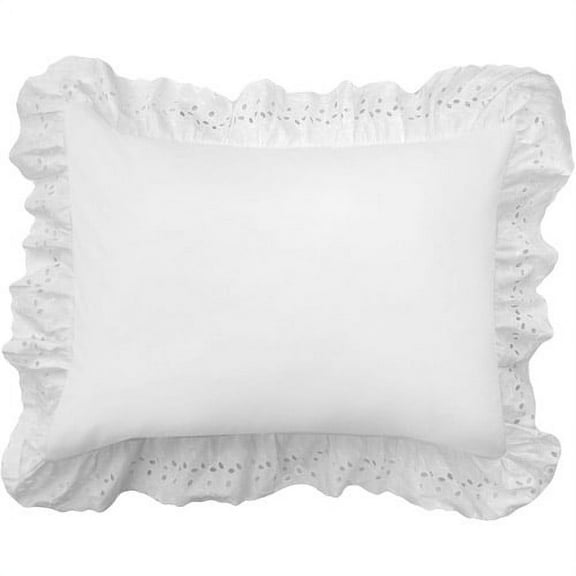 Fresh Ideas Ruffles Eyelet Collection, bed skirts and shams sold separately