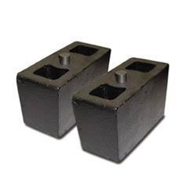 Pro Comp Suspension Leaf Spring Block Kit 95-300FB Block Kit; 3 Inch Lift; Aluminum; Dual 3/4 Inch Pin Size; Includes A Pair of Lift Blocks