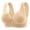 Beige, variant on Lixiuxyad Sports Bra with Support Women's Plus Size Thin Bra Without Underwire Push Up Comfortable Breathable Tank Top Bra