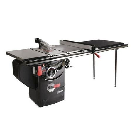 SawStop PCS31230-TGP252 220V Single Phase 3 HP 13 Amp 10 in. Professional Cabinet Saw with 52 in. Professional Series T-Glide Fence System