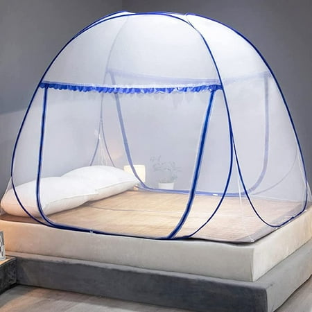 Mosquito Net for Bed Folding Netting Portable Pop Up Mosquito Net Clear ...