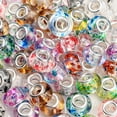thumbnail image 4 of [Gradient Resin Beads] 108pcs 2D Flat Resin Beads | 9x14mm Large-hole Round Beads with Spacer, Loose Gradient Color for DIY Jewelry, Necklaces, Bracelets, Key Chains, Pen Handicrafts & Jewelry, 4 of 10