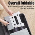 thumbnail image 4 of Folding Stool Thickened Plastic Chair Portable Step Stool,9 in Height, 420g Lightweight, 120kg Capacity, Indoor Outdoor Camping Fishing Seat, 4 of 6