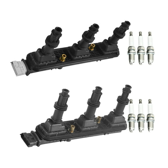 Ignition Coil and Iridium Spark Plug Compatible with Cadillac Catera CTS V6 Replacement for UF279
