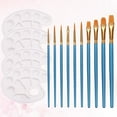 thumbnail image 6 of SHINYPASING 10Pcs Assorted Color Painting Brush Set for Acrylic and Oil Media, 6 of 8
