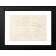 thumbnail image 2 of William Pitts 24x18 Black Modern Framed Museum Art Print Titled - Sketch of a Child Riding a Dog (1805-40), 2 of 5