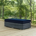 thumbnail image 7 of Modway Summon Outdoor Patio Sunbrella Rectangle Ottoman EEI-1877-GRY-NAV, 7 of 7