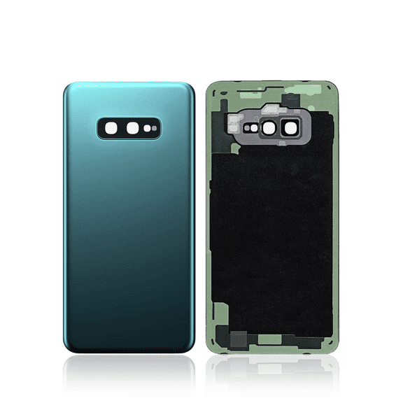 Replacement Back Cover With Camera Lens Compatible For Samsung Galaxy S10E (Prism Green)