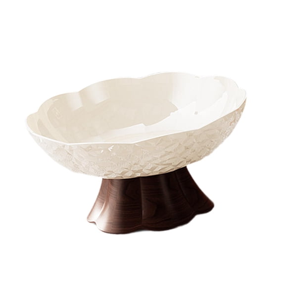 Fruit Bowl Modern Footed Fruit Bowl Decorative Tray ABS Material for Home Kitchen Counter Centerpiece