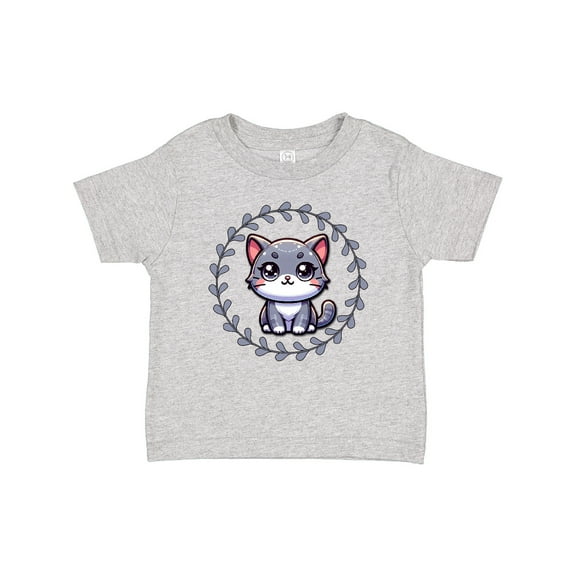 Inktastic Gray Tabby Cat Kitten Girls Baby T-Shirt
