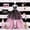 Pink White Black, variant on Castle Fairy Glamorous Tulle Dress Twin Comforter Sets 2pcs,Sparkly Bow Handbag Bedding Set,Black White Pink Gold,Pink Reversible,1 Comforter and 1 Pillowcase