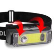 thumbnail image 3 of Inteprter Linterna frontal 6 modos ajustable USB recargable impermeable potente pesca montar cabeza luz indicadora lámpara linterna Iluminación y accesorios Sin batería, 3 of 6