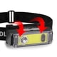 thumbnail image 2 of Cateissary Linterna frontal ajustable USB recargable pesca ciclismo equitación Camping senderismo cabeza luz lámpara linterna Iluminación y accesorios Sin batería, 2 of 6
