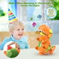 thumbnail image 6 of WisToyz Bubble Machine, Walk & Stand Dinosaur Bubble Maker with Music and Lights for Kids, 6 of 7