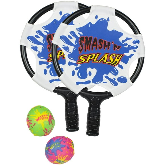 Poolmaster Smash 'n' Splash Water Paddle Ball Juego de piscina de 11 "de diámetro
