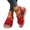 Red, variant on WIZUTIZ Wedge Sandals for Women Dressy Sandals Women Comfort Cushion Stretchy Sequin Sandals Pull-On Round Toe Shoes Mid Heel (2"-3") Wide Solid Sandals for Lady 4th of July Gifts New Arrivals Red
