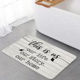 thumbnail image 5 of Kitchen Mat Rug Set of 2 This is Us Our Life Our Story Our Home Runner Rug Anti-Fatigue Comfort Memory Foam Standing Mat Non-Slip Floor Door Mat for Bathroom 18x30in+18x48in, 5 of 6