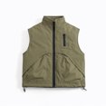 thumbnail image 3 of JAJAHO Boys Full Zip Vest Kids Stand Collar Lightweight Sleeveless Jacket Fall Outwear 3-12 Years, 3 of 7
