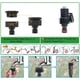 thumbnail image 5 of Manguera de jardín extensible de 150 pies con accesorios de 3/4 pulgadas, 1/2 pulgada, a prueba de fugas, manguera extensible flexible con boquilla de pulverización de 8 funciones (negro) esquí esquí Gafas de esquí, 5 of 5