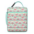 thumbnail image 5 of Flamingo Insulated Lunch Box Student Reusable Lunch Tote Bag with Water Bottle Holder Portable Lunch Bag School Travel, 5 of 6