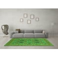 thumbnail image 3 of Ahgly Company Indoor Square Oriental Green Traditional Area Rugs, 5' Square, 3 of 4