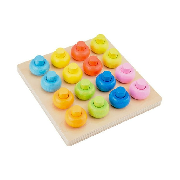 Rompecabezas A Juego Tablero De Madera Niños Rompecabezas Juguete Color Forma Cognición Entrenamiento Rompecabezas Tablero Niños A Juego Juego De Entrenamiento Lógico Juguete Speravity FN003470-02