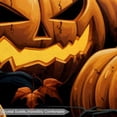 thumbnail image 3 of Pumpkin Polyester Right-Angle Door Carpet Mat for Entryway, Indoor Floor Rug with Dual-Layer Absorbent Technology - 24 x 36 Inches, 3 of 6